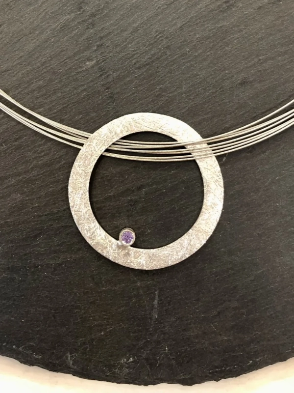 Penjoll "Cercle" plata - Imatge 2