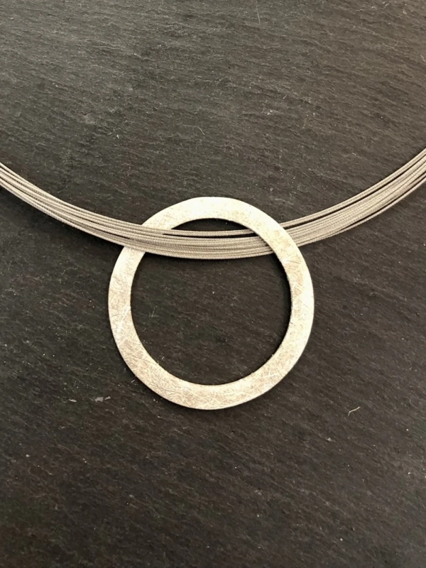 Penjoll "Cercle" plata - Imatge 3